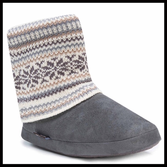 MUK LUKS BOOTIES Slipper Boots - Picture 2 of 7